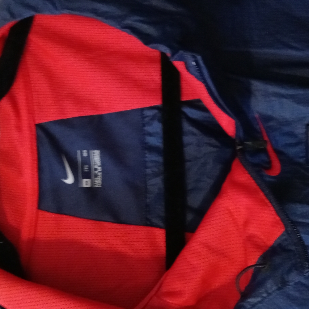 MENS BLUE "A" LOGO  JACKET/HOOD SZ 3XL